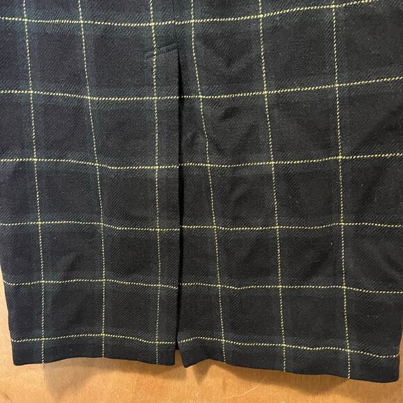 Vintage Harve Benard Sport Plaid Pencil Skirt Women's Size 10 100% Wool - Picture 9 of 10